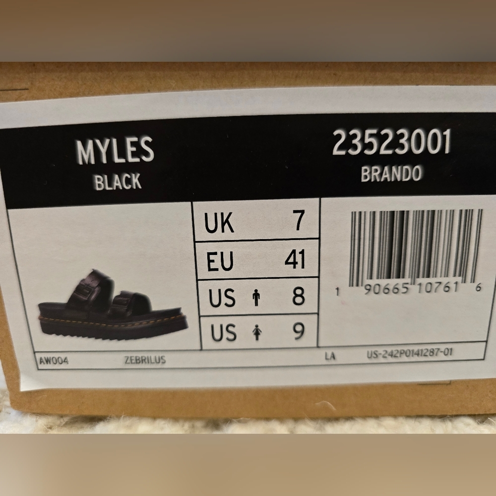 Dr Matrens Myle's Brando Slide Sandals - Picture 2 of 4
